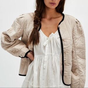 NWT | Free People Natalia Velvet Jacket
